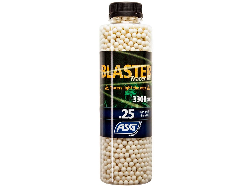ASG Blaster Green Tracer Airsoft BB 6mm 0.25 gram verpakking 3300